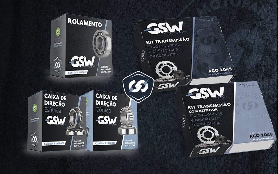 Pe�as para motos GSW